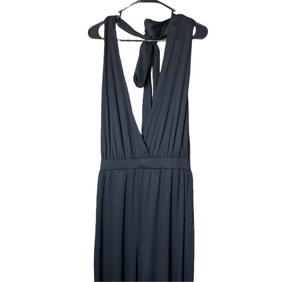Cider Black Halter Top Jumpsuit - Picture 2 of 6